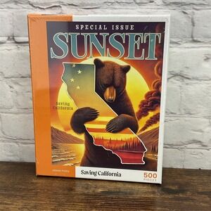NEW Sunset Special Issue Saving California 500-Piece Jigsaw Puzzle 18" x 24"